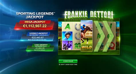 ᐈ Игровой Автомат Frankie Dettori Sporting Legends  Играть Онлайн Бесплатно Playtech